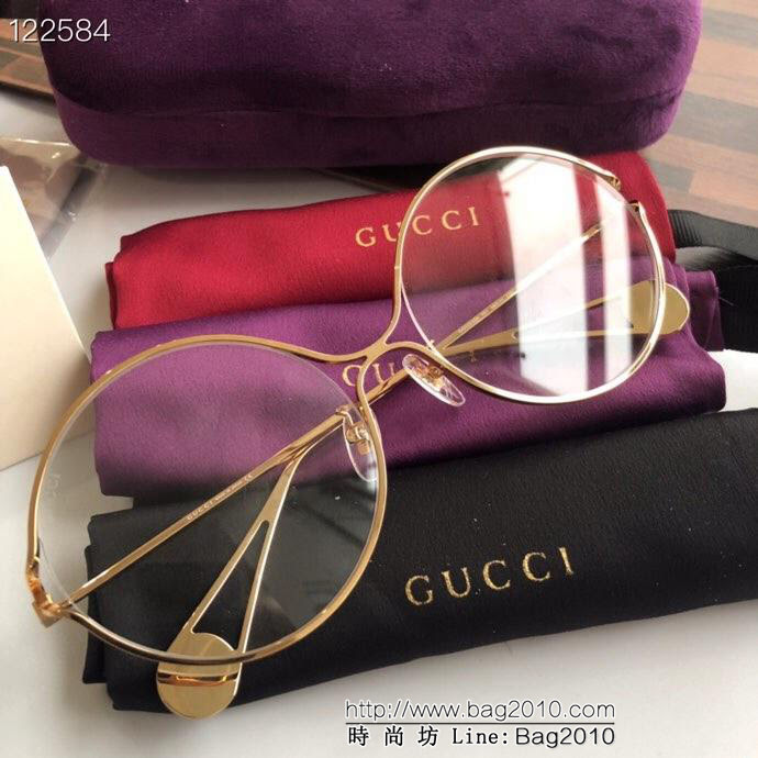 GUCCI古馳 熱銷倪妮同款 GG0253SA 走秀款 明星網紅同款 圓框太陽鏡  lly1166